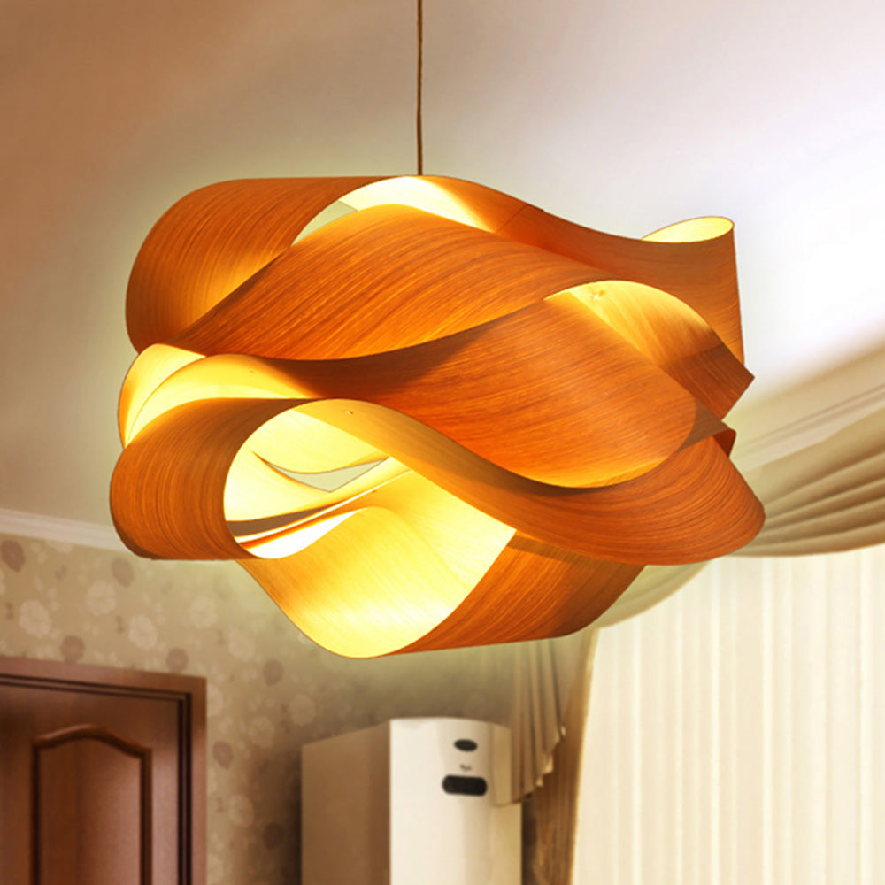 Virelune - Modern Irregular Wood Pendant Light Kitchen