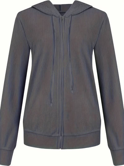Sophie | Gebreid vest met capuchon