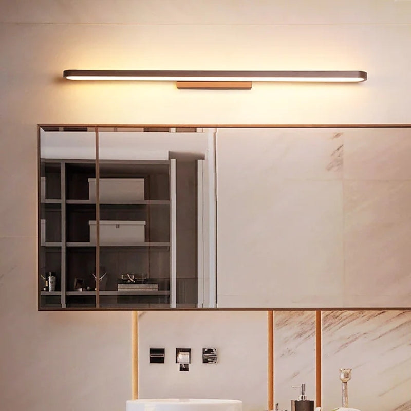 Verano – Modern Wall Light, Linear Design, Coffee Colour