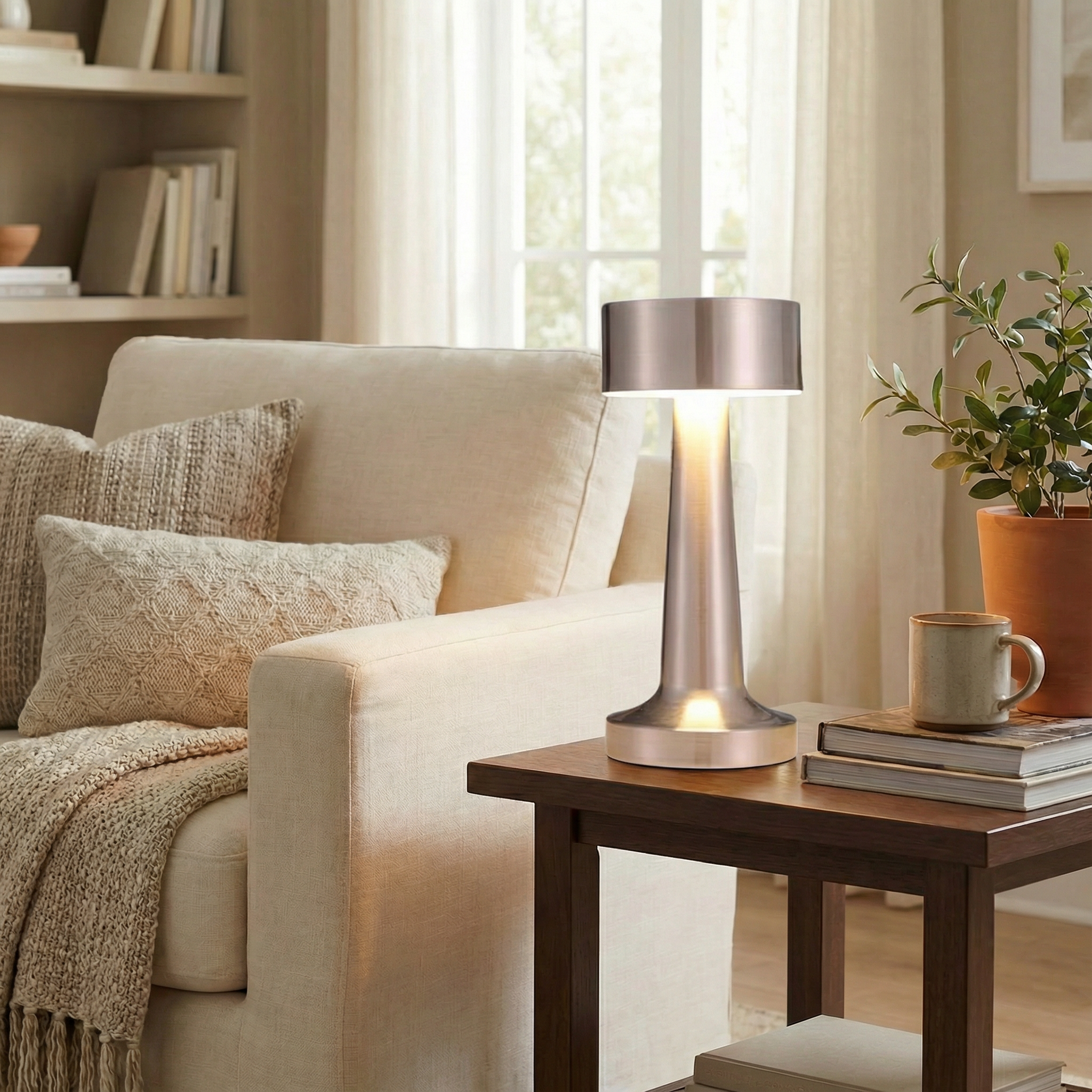 Aurielis - Touch Control Rechargeable Table Lamp