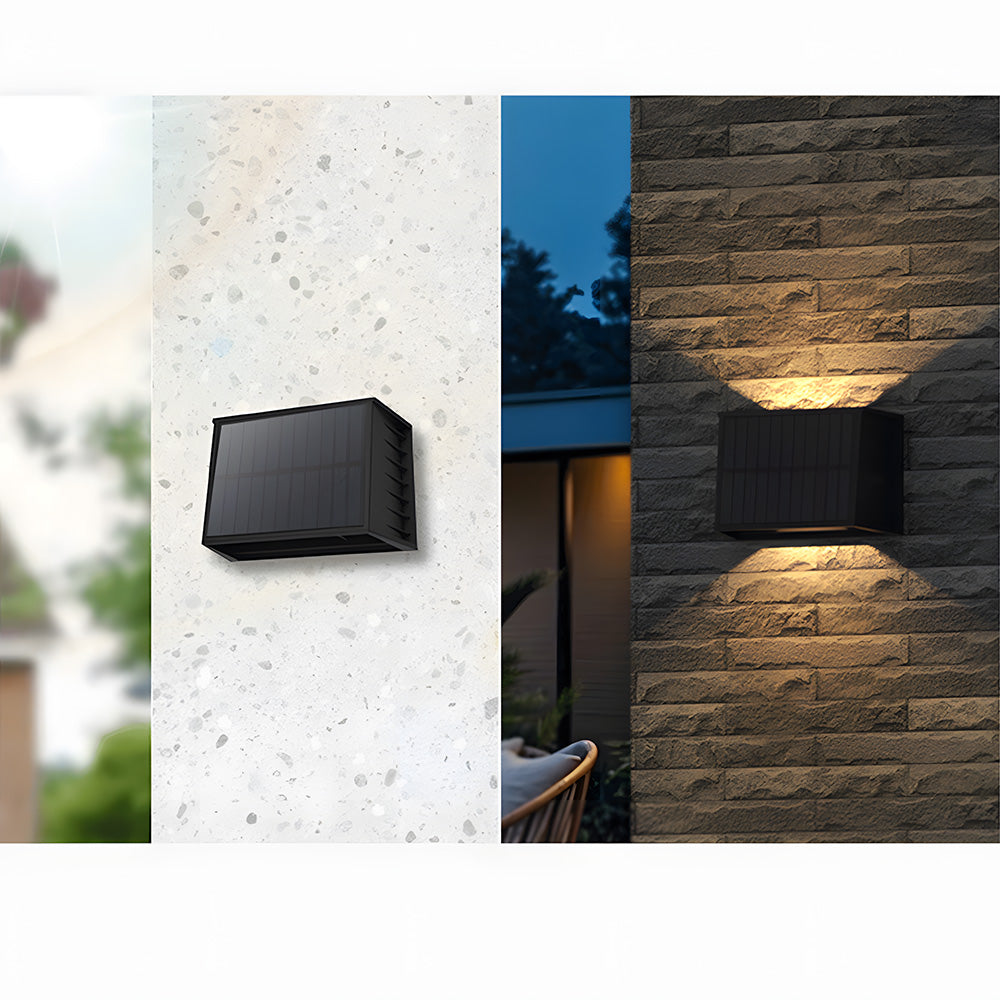 Nireon - Bright Solar LED Outdoor Wall Lights IP65 Waterproof
