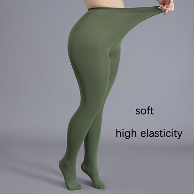 Fleur | Casual pantyhose in large sizes, 80D elastic and ultra-soft