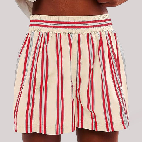 Jazmin - Striped summer shorts