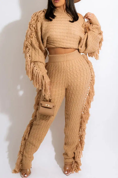 Kaianna - Cozy Knitted Outfit Set for Women