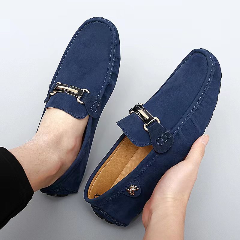 Finn | Moccasin loafers with metallic decor