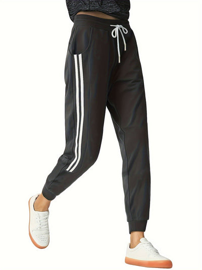 Nina | Dames polyester joggingbroek met trekkoord en zakken