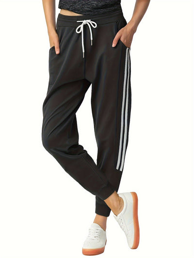 Nina | Dames polyester joggingbroek met trekkoord en zakken