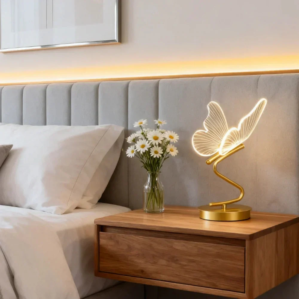 Veliora - Butterfly Wings Table Lamp