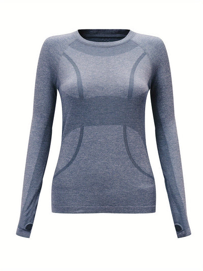 Nina | Sneldrogend hardloopshirt met lange mouwen