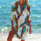 Aleah - Tropische Print Zomerjurk