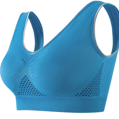 Femme | Plus size women's sports bra, breathable mesh and quick-drying