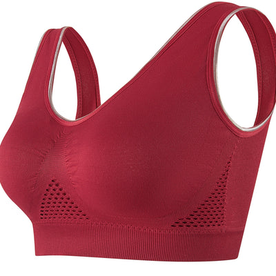 Femme | Plus size women's sports bra, breathable mesh and quick-drying