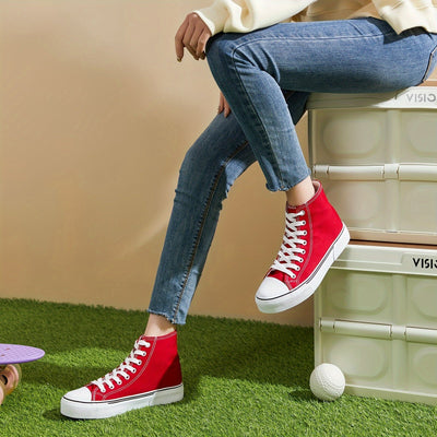 Sophie | Casual canvas sneakers met rubberen zool