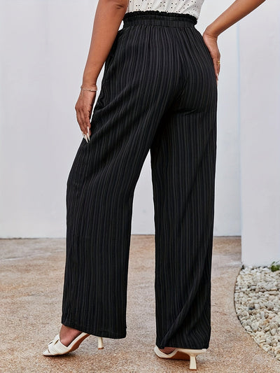 Lotte | Wide-leg summer trousers in solid color