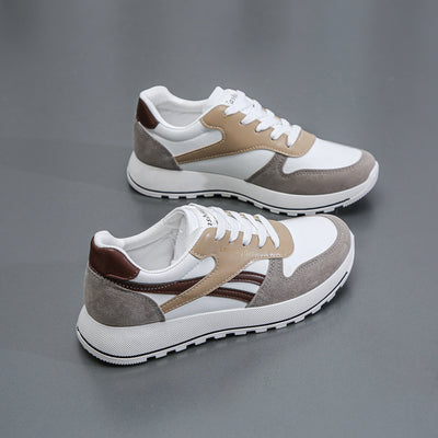 Sophie | Dames colorblock casual sneakers met vetersluiting