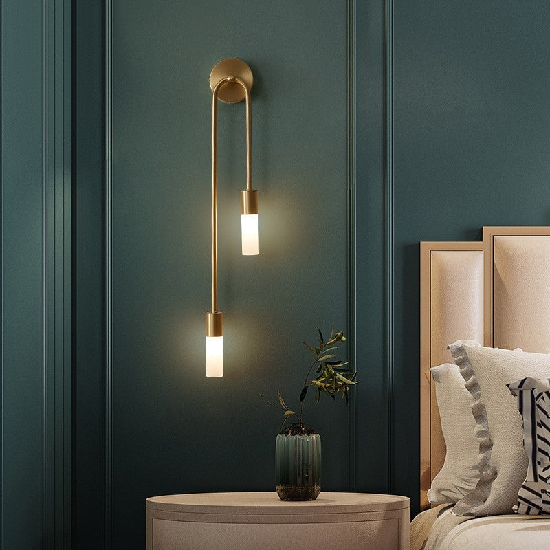 Mezara - Modern Gold LED Wall Sconce Set of 2