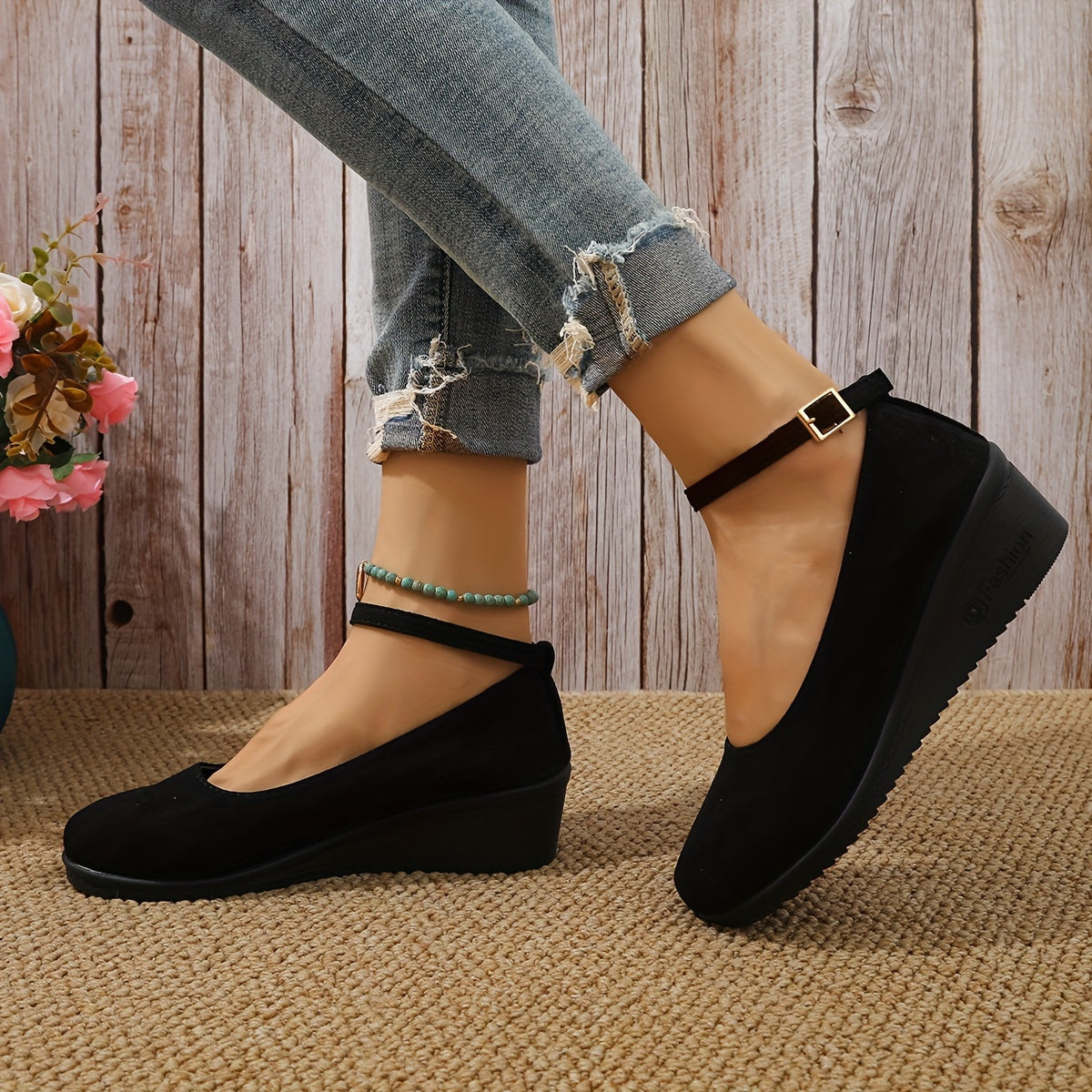 Lotte | Women's classic wedge loafers with comfortable PU sole