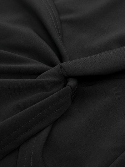 Emma | Sturdy skirt with a twisted front and wrap hem