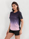 Lotte | Women's ombre short-sleeved sports T-shirt