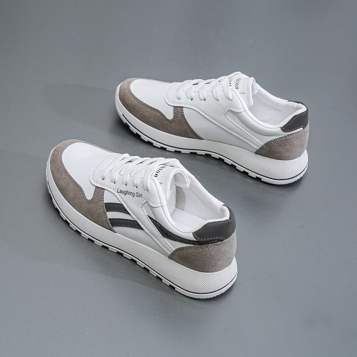 Sophie | Dames colorblock casual sneakers met vetersluiting