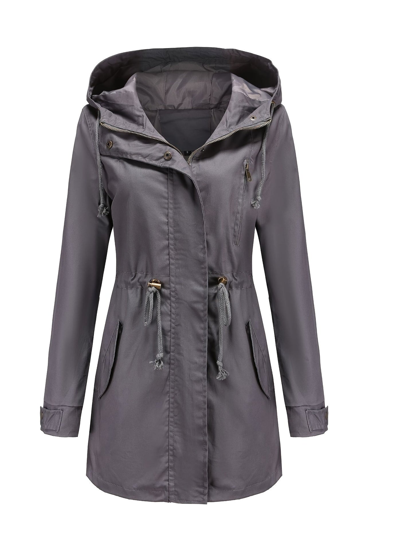 Emilia | Hoodie parka jacket with drawstring waist