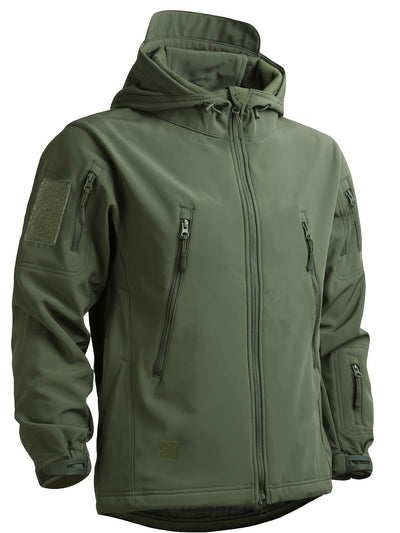 Jasper | Shark skin softshell suit with hooded jacket and pants