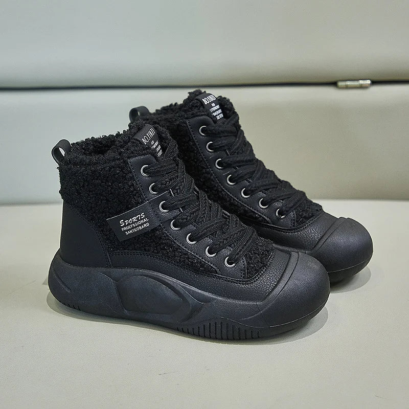 Lily - Trendy autumn ankle boots made of wool 