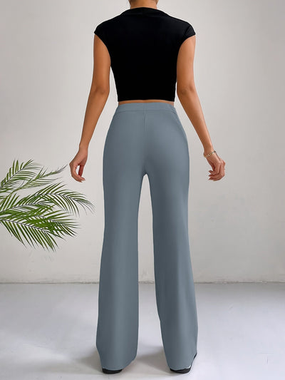 Elin | Stylish high-waisted slim trousers