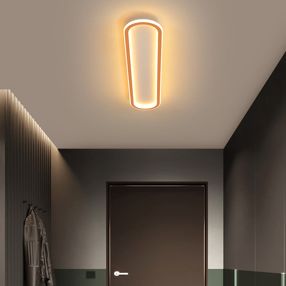 Avelon – Rectangular Ceiling Light Black & Gold for Bedroom/Living Room