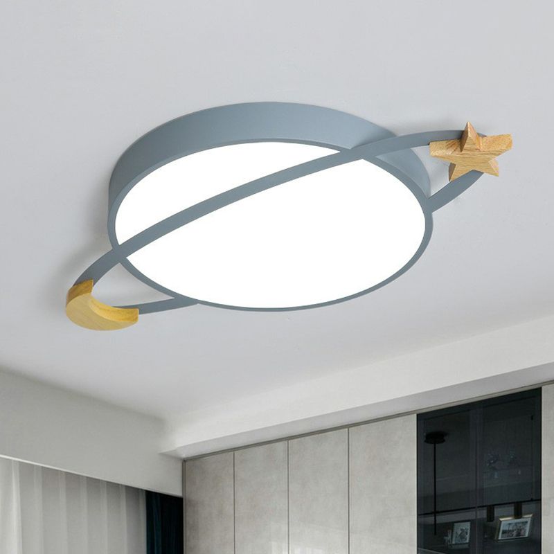 VirelIiade – Modern LED Ceiling Light in White/Green/Grey