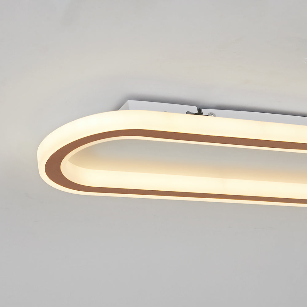 Avelon – Rectangular Ceiling Light Black & Gold for Bedroom/Living Room
