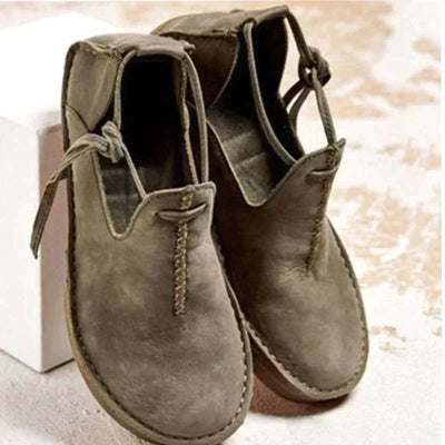 High-quality leather women's shoes for autumn
