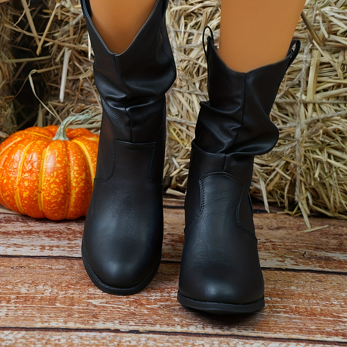 Vera | Chunky cowboylaarzen met hak