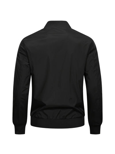 Jasper | Plain bomber jacket with baseball collar