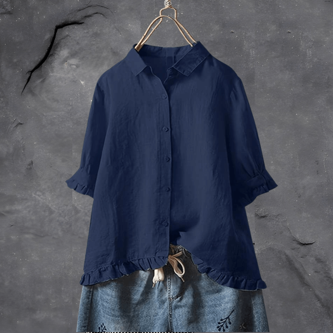 Elvina - Relaxed Button-Down Shirt