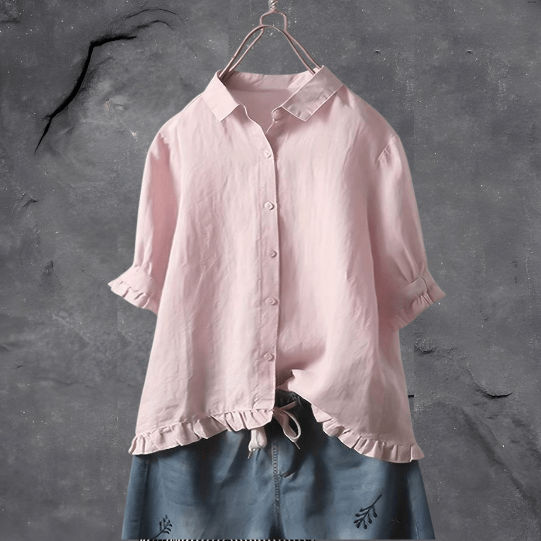 Elvina - Relaxed Button-Down Shirt