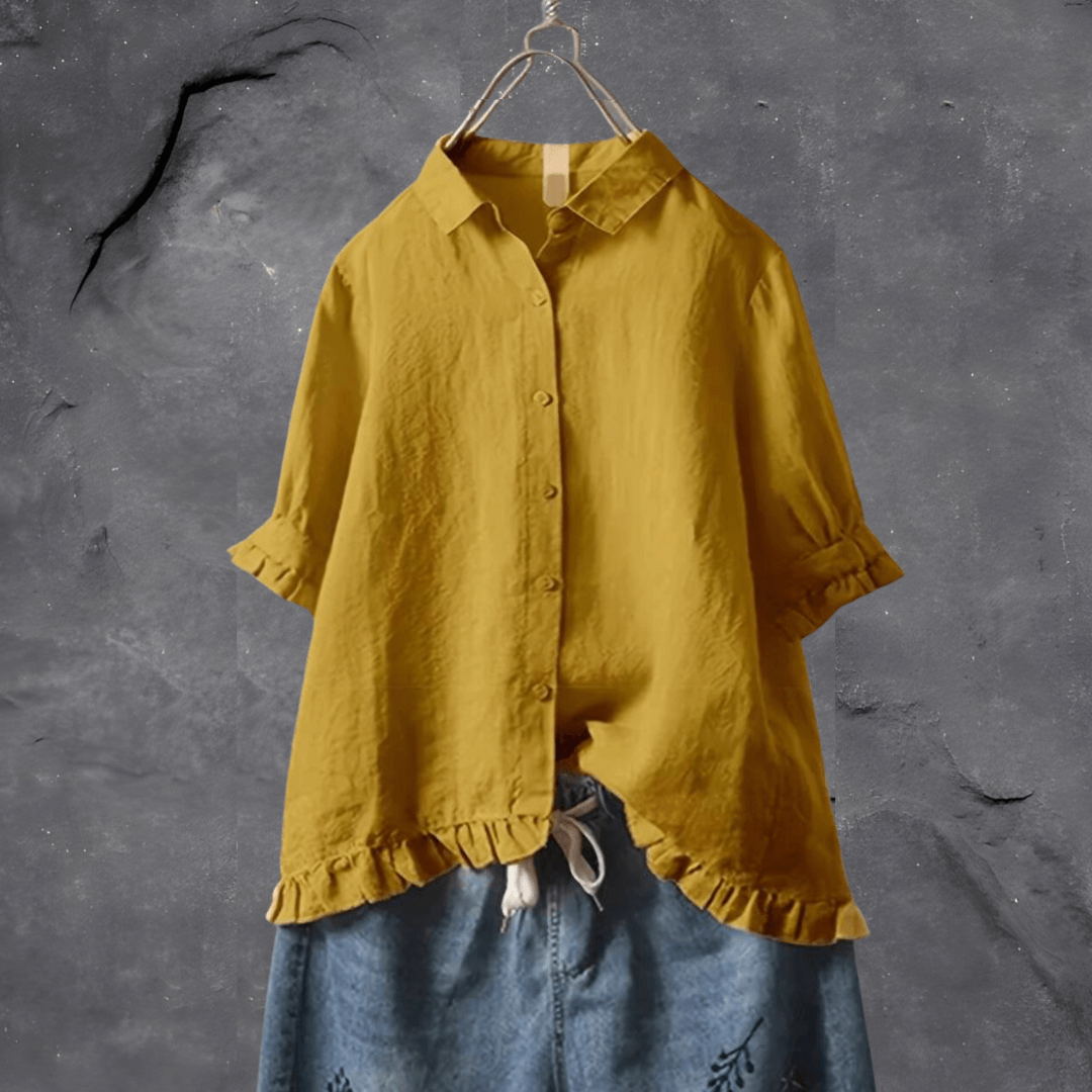 Elvina - Relaxed Button-Down Shirt