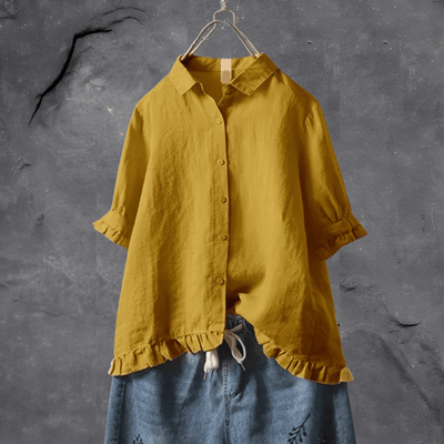 Elvina - Relaxed Button-Down Shirt