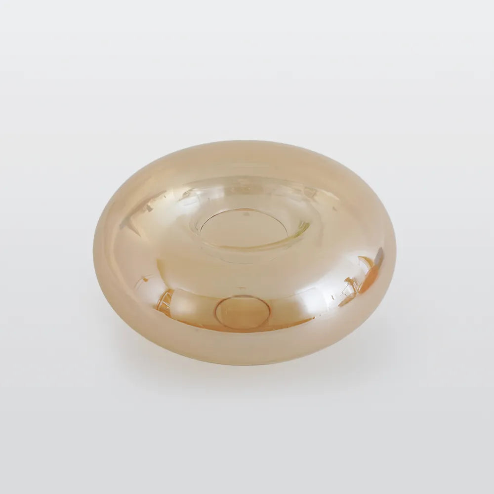 Cedora - Amber Glass Globe Ceiling Light
