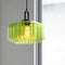Minda - Mid Century Striped Glass Pendant Light