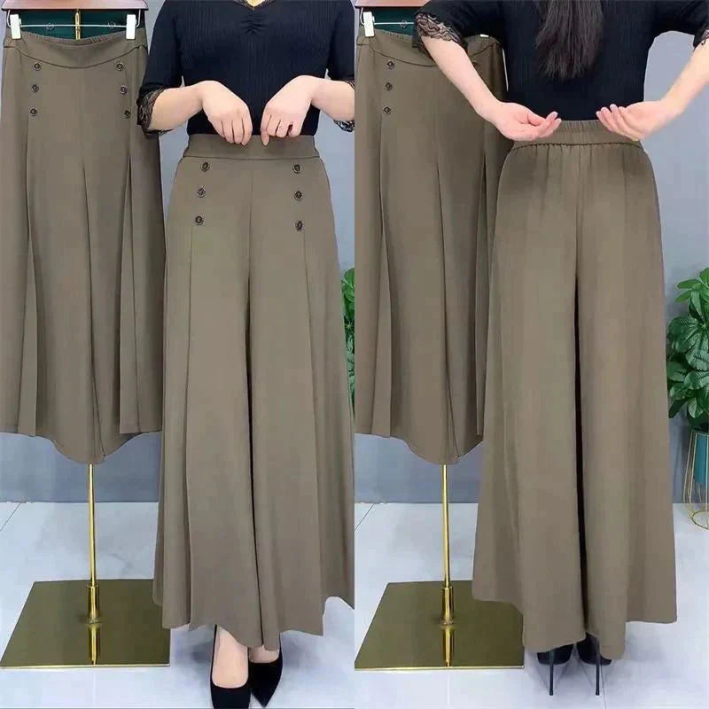 Kameya - Elegant Button-Down Trousers for Women