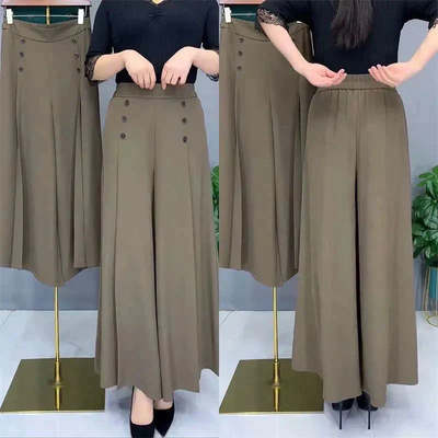 Kameya - Elegant Button-Down Trousers for Women