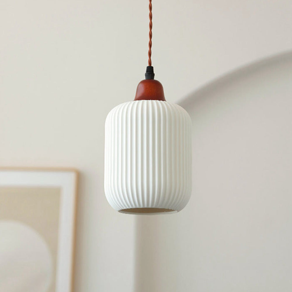 Cendian - Nordic Vintage Ceramic White Pendant Light Dining Room