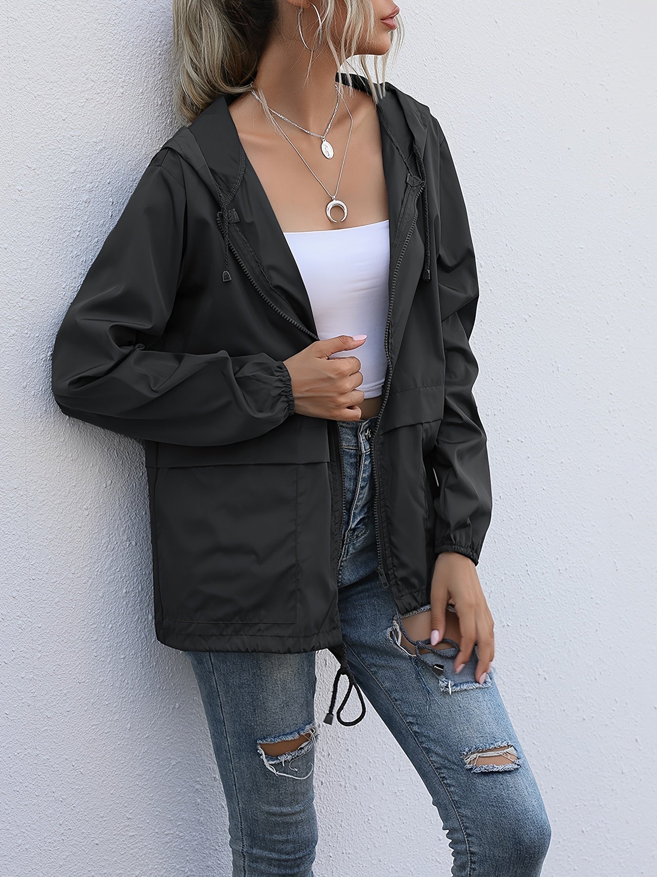 Sophie | Windjack met capuchon