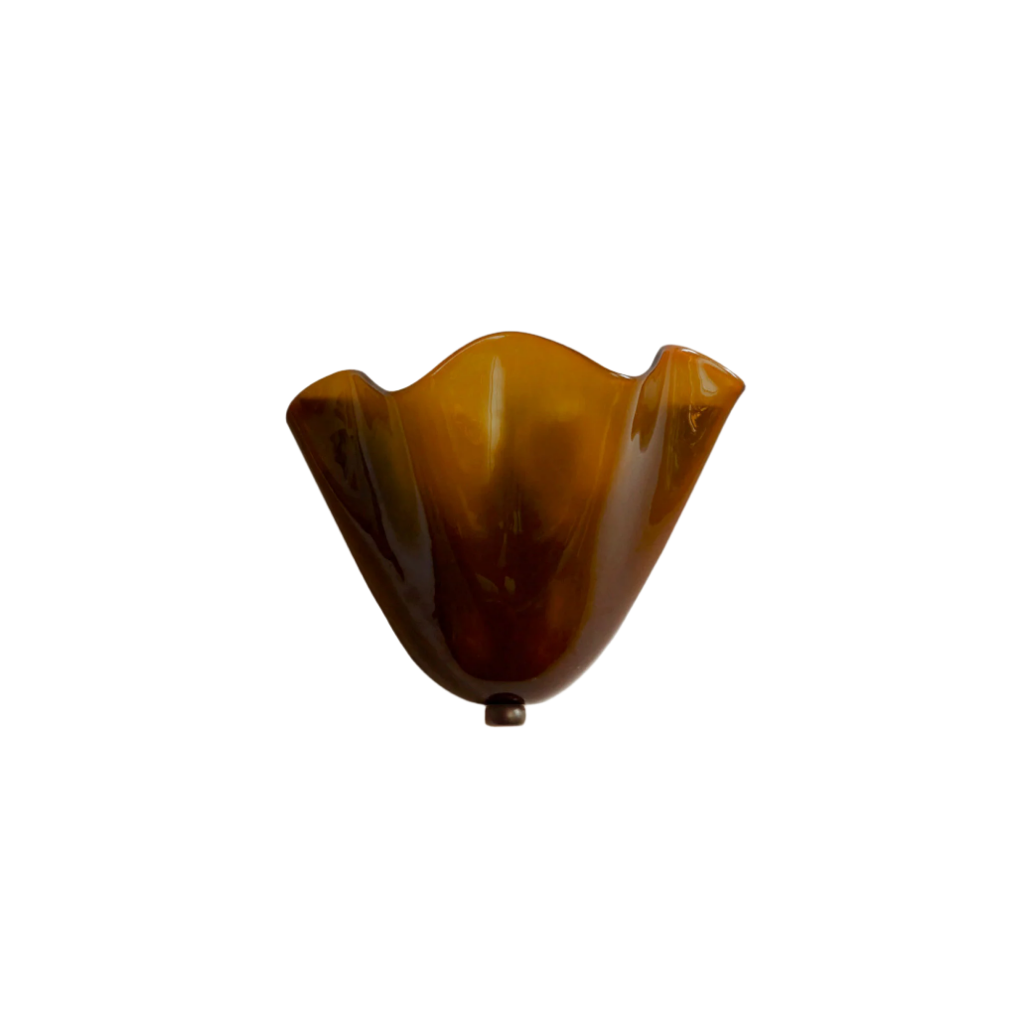 Velnmora – Retro Stained Glass Shell Wall Sconce LED 1 Light