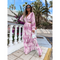 Kathryn - elegante cut-out maxi jurk