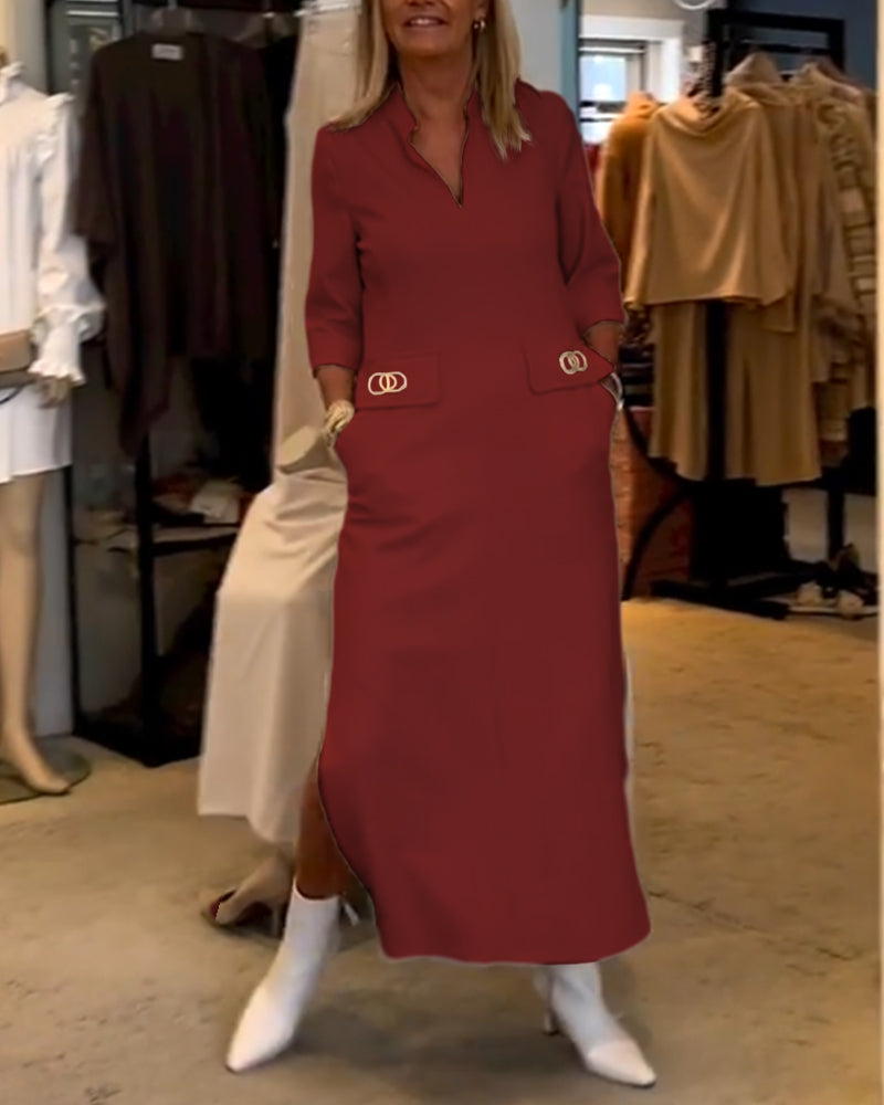 Dalah - Midi Jurk Voor Dames - Stijlvol & Comfortabel