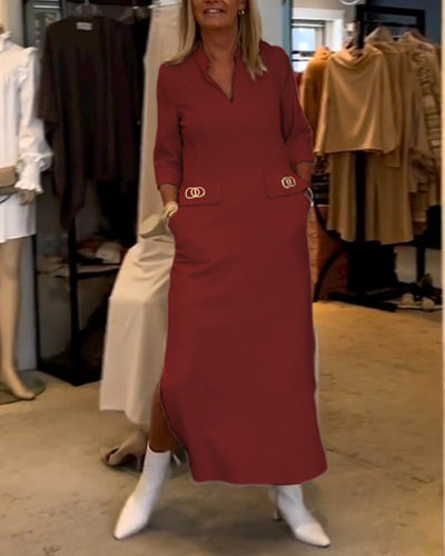 Dalah - Midi Jurk Voor Dames - Stijlvol & Comfortabel