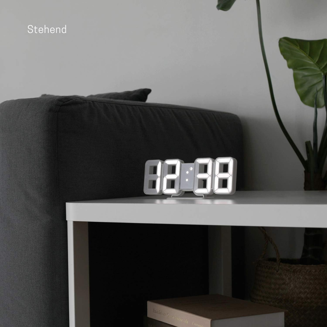 Vevora – 3D LED Digital Wall Clock With USB