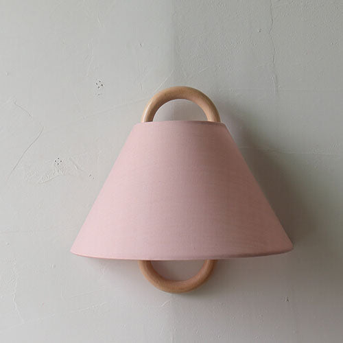 Dormen - Solid Wood Pleated Semi Circle Wall Sconce Lamp